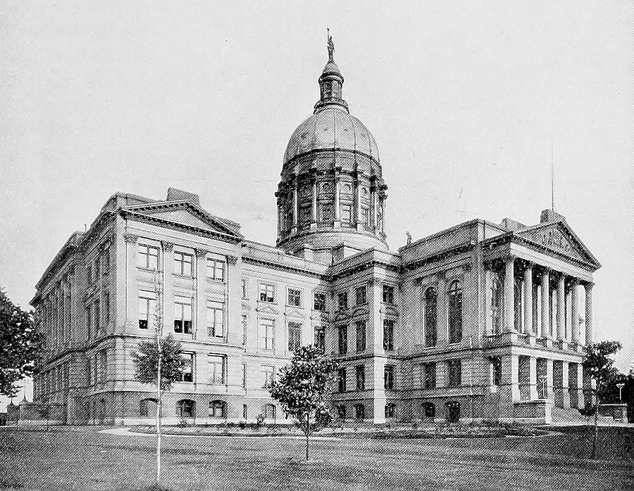 Georgia State Capitol by United States Public Domain/ Handbook of the city of Atlanta