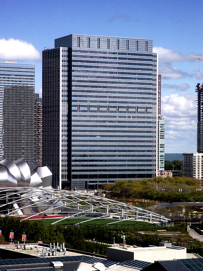 Blue Cross-Blue Shield Tower by Daniel Kieckhefer