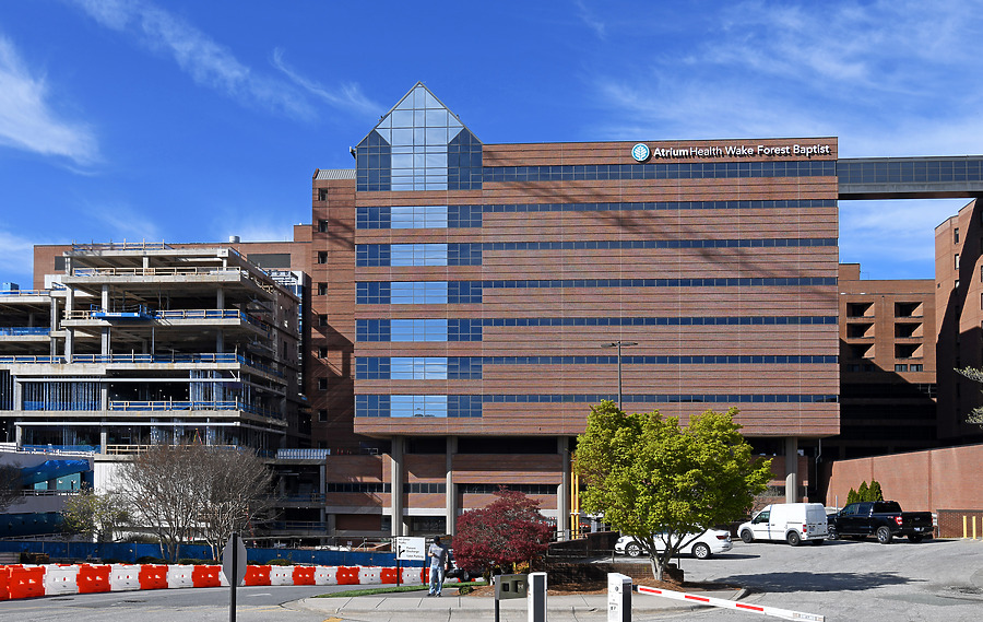 Janeway Clinical Sciences Tower - WFUBMC by John W. Cahill
