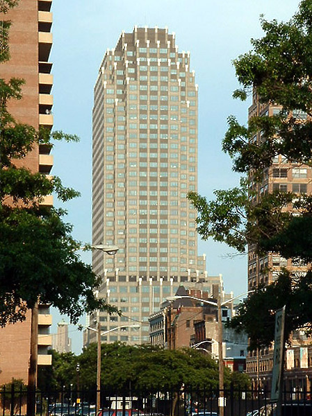 View from the west along Montgomery Street