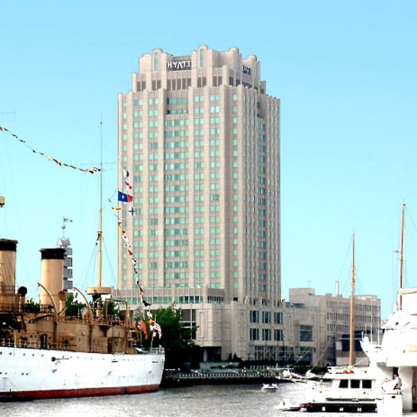 Hilton Philadelphia at Penn's Landing by John Cahill