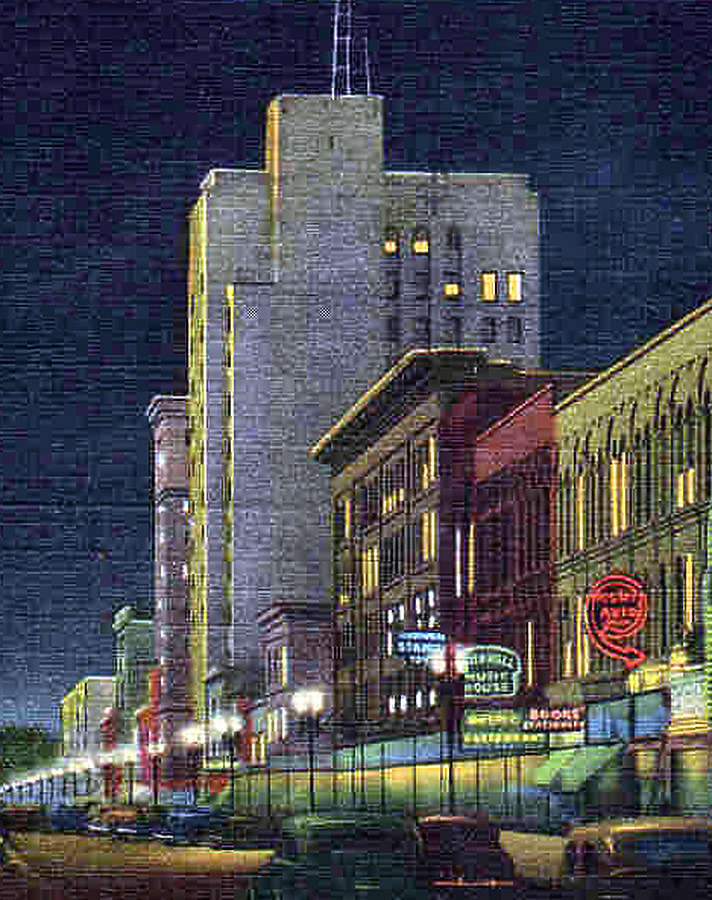 Comerica Bank Building by Curteich