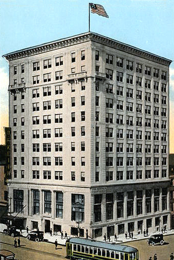 Time and Temperature Building by The Eastern News Co.