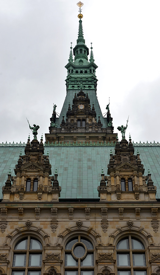 Hamburg City Hall by John W. Cahill