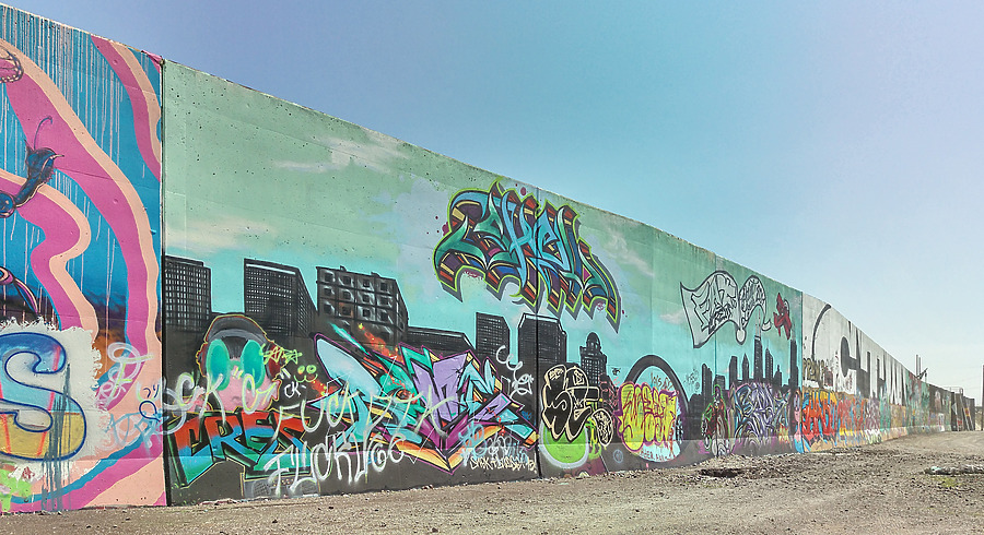 Saint Louis City Flood Wall (South Wall) by Ryan Hildebrand