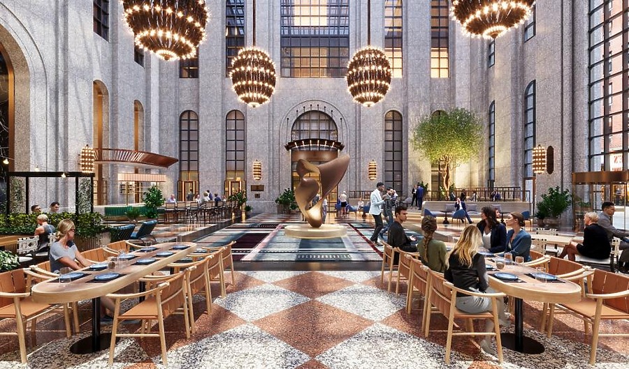 191 Peachtree Tower by Banyan Street Capital; designs, The Johnson Studio at Cooper Carry