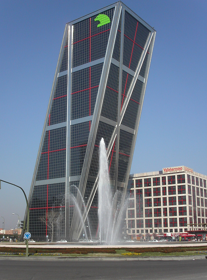 Puerta de Europa I by Cesar Serrano