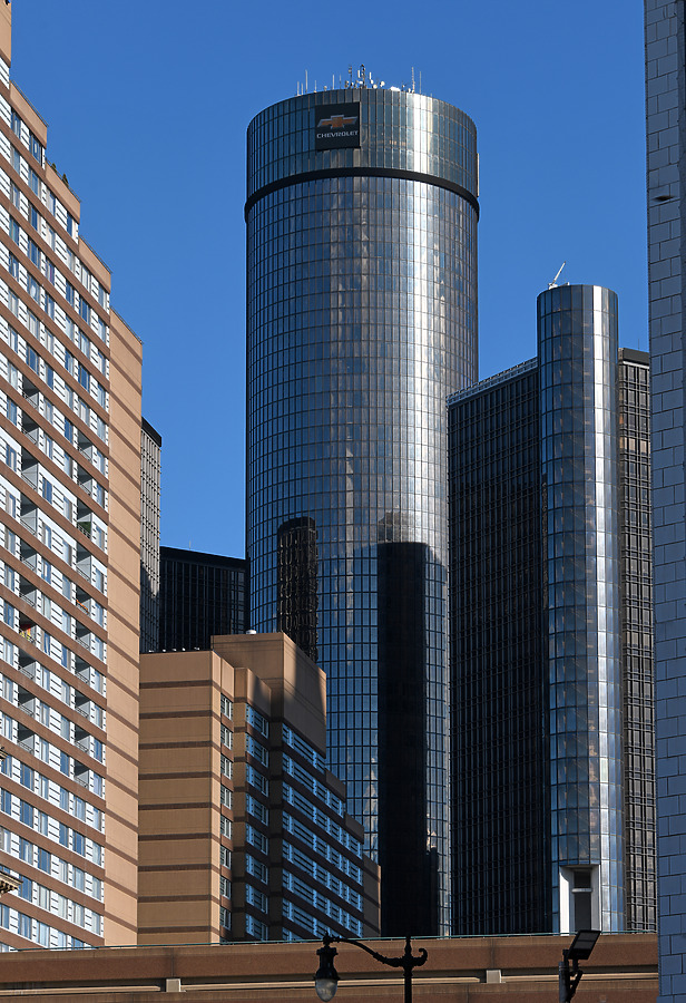 Detroit Marriott at the Renaissance Center by John W. Cahill