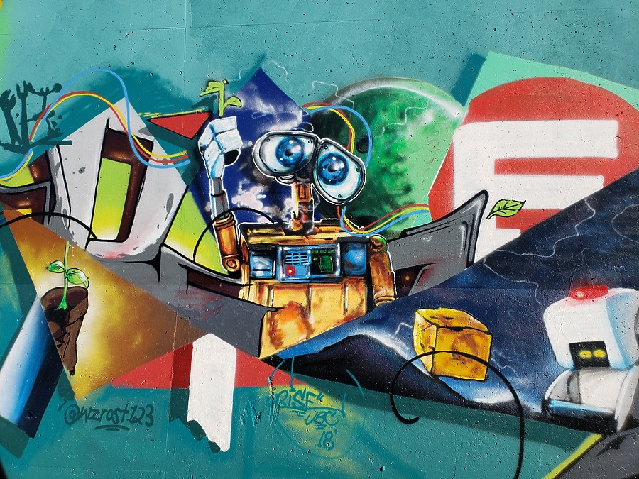 Saint Louis City Flood Wall (South Wall) by Ryan Hildebrand