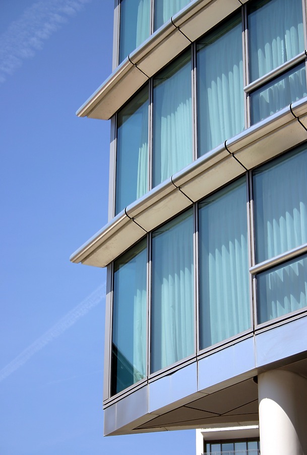 No.1 West India Quay by Tristram Compton