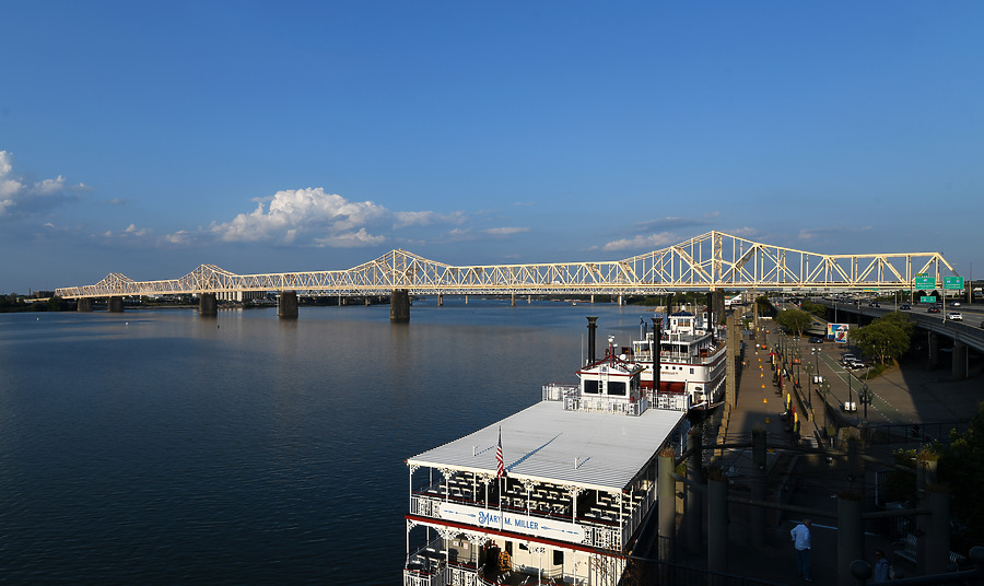 George Rogers Clark Memorial Bridge by John W. Cahill