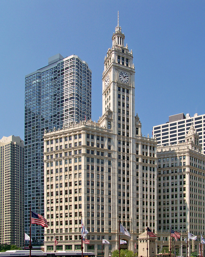 Wrigley Building Photo 255-742-640 - Stock Image - SKYDB