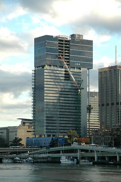 Looking north from Southbank Parklands