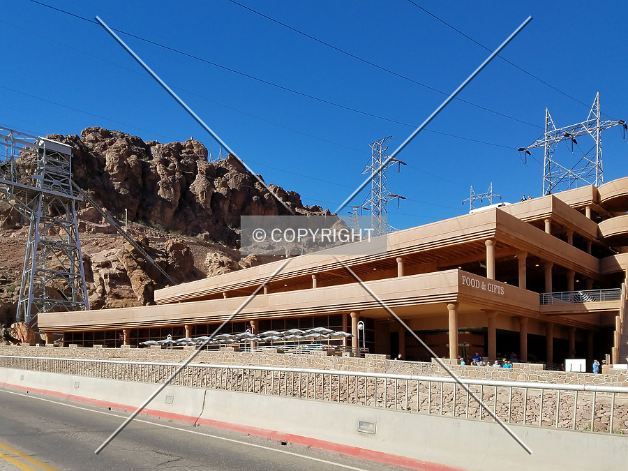 Hoover Dam Parking Garage and Visitors Center by Ryan Hildebrand