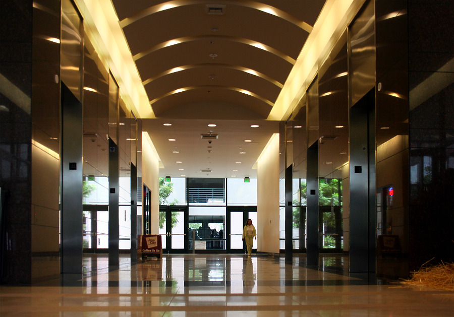 Tower at Convention Center Court by Jim Schwartz