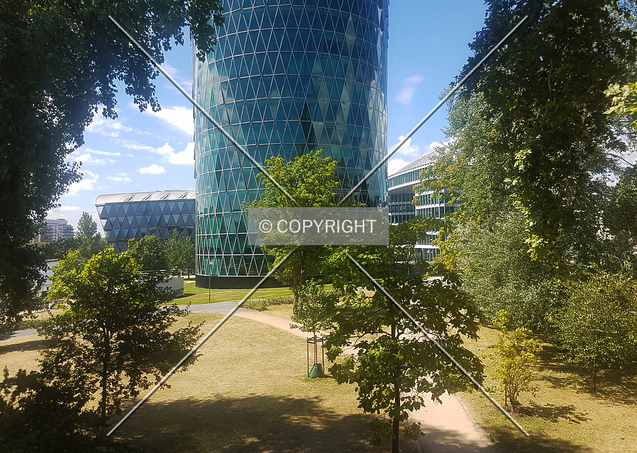 Westhafen Tower by Nephilim