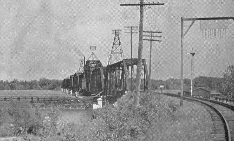 Chicago and Alton Railroad Bridge by Missouri State Archives