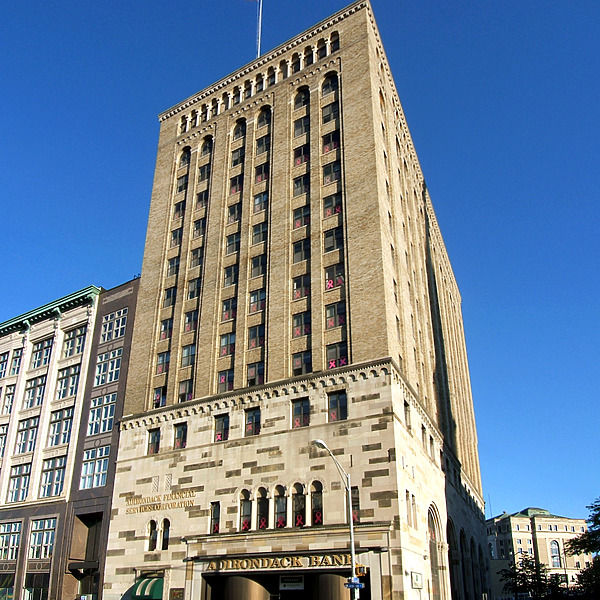 Adirondack Bank Building by John Cahill