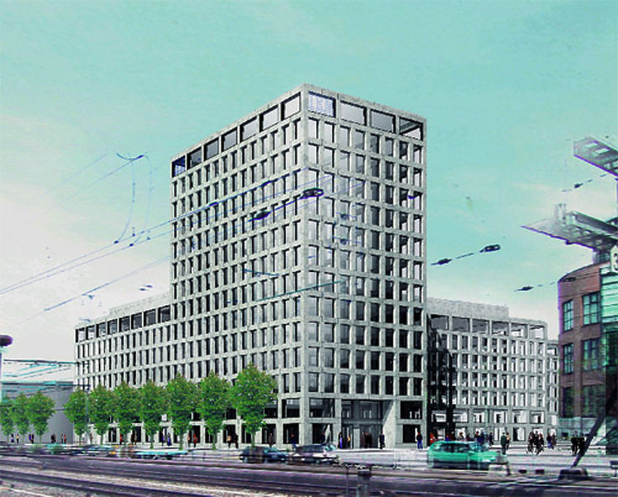 Bürokomplex an der Vulkanstraße by Max Dudler