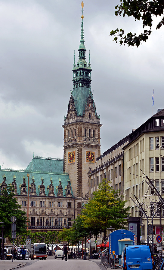 Hamburg City Hall by John W. Cahill