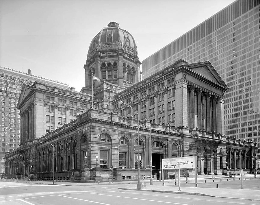 Chicago Federal Building by Library of Congress, Prints and Photographs Division, HABS, Harold Allen