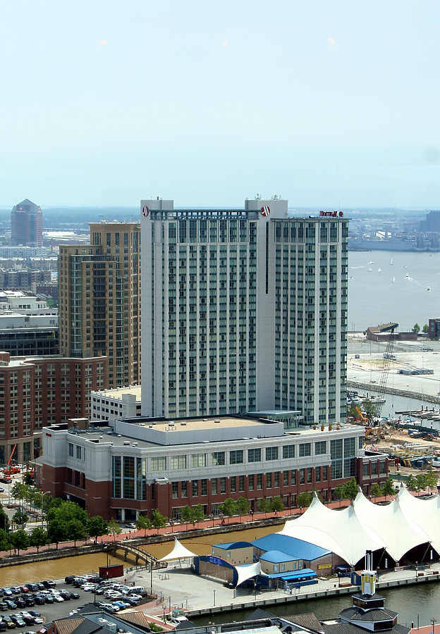 Baltimore Marriott Waterfront Hotel by Marshall Gerometta