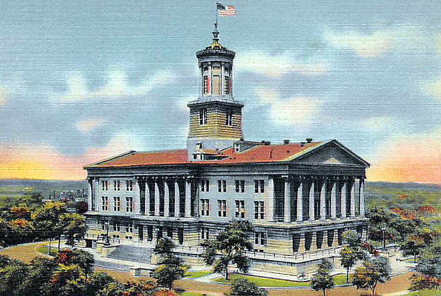 Tennessee State Capitol Photo 282-526-518 - Stock Image - SKYDB