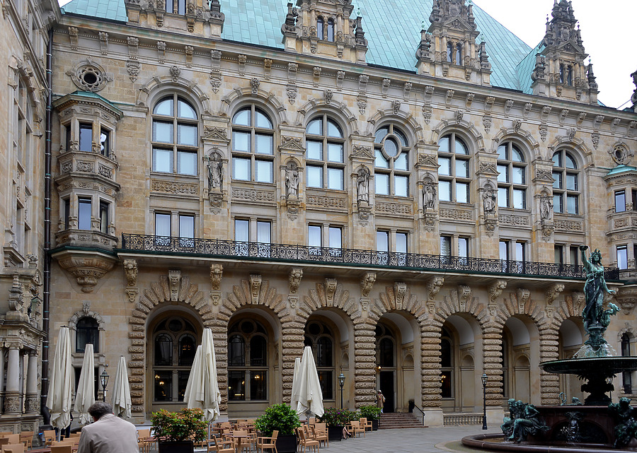 Hamburg City Hall by John W. Cahill