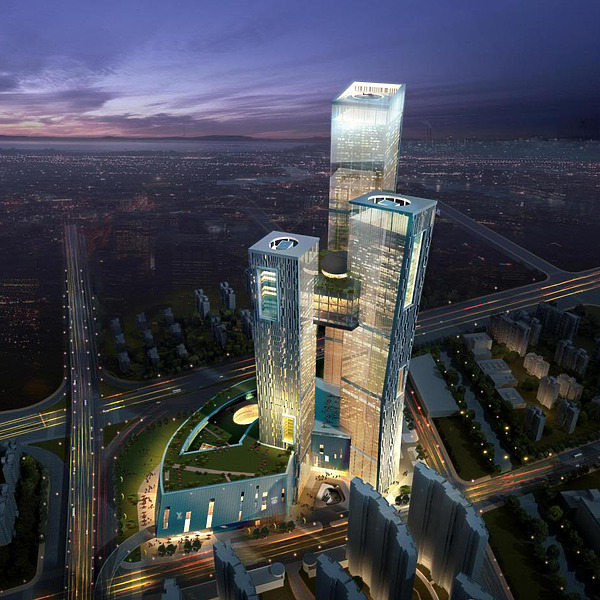 Golden Eagle Tiandi Tower by East China Architectural Design & Research Institute Co. Ltd.