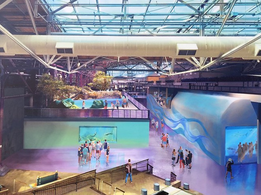 Saint Louis Union Station by St. Louis Aquarium at Union Station