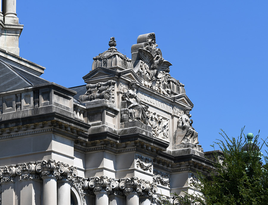 Old Vanderburgh County Courthouse by John W. Cahill