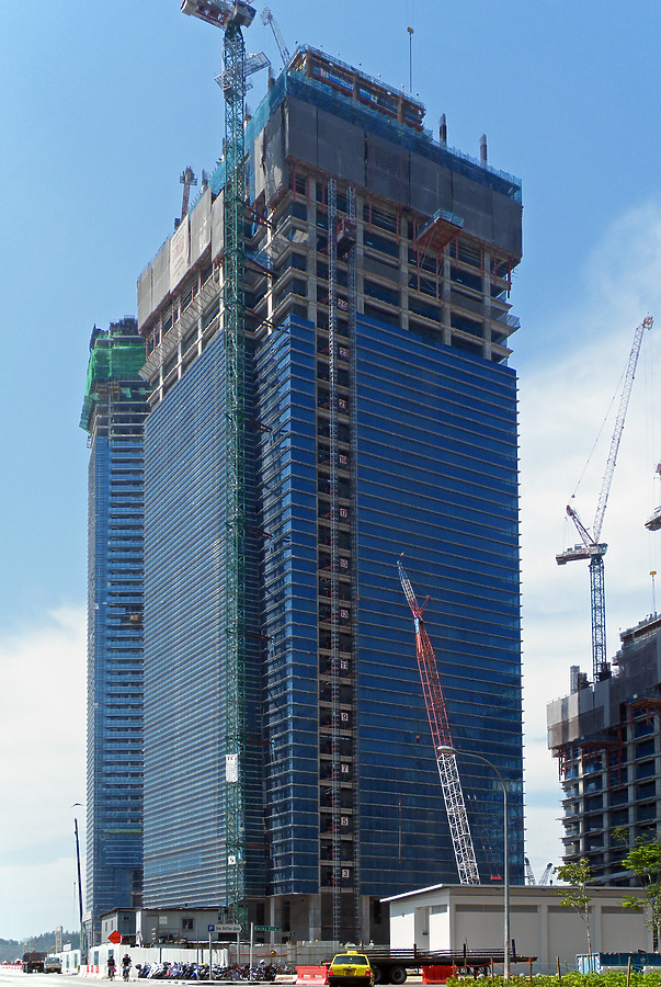 Marina Bay Financial Centre Tower 1 by Horst Kiechle