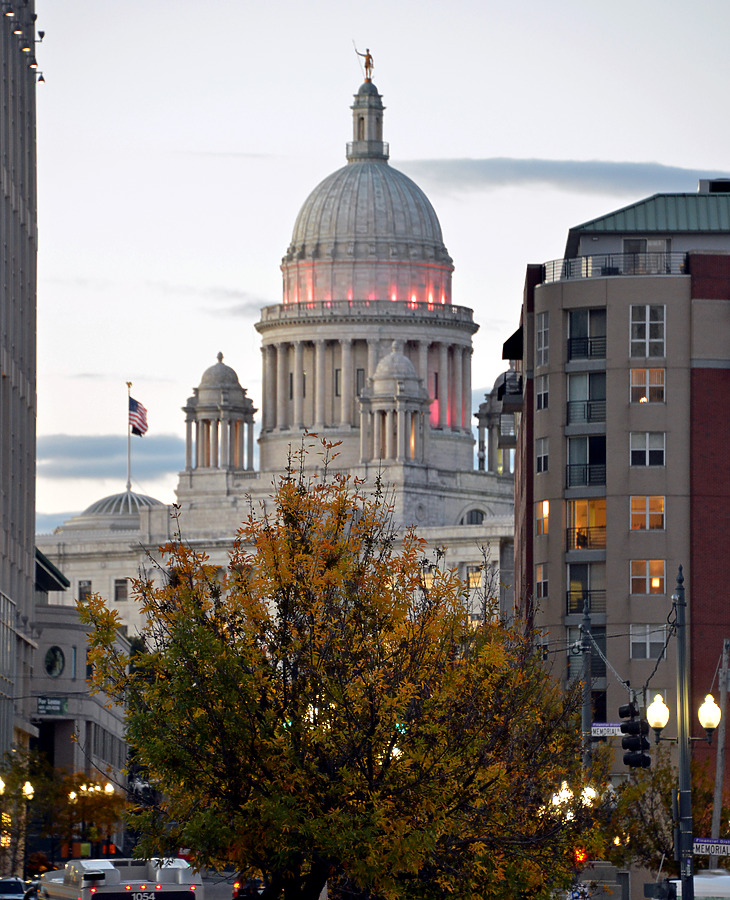 Rhode Island State House by John W. Cahill
