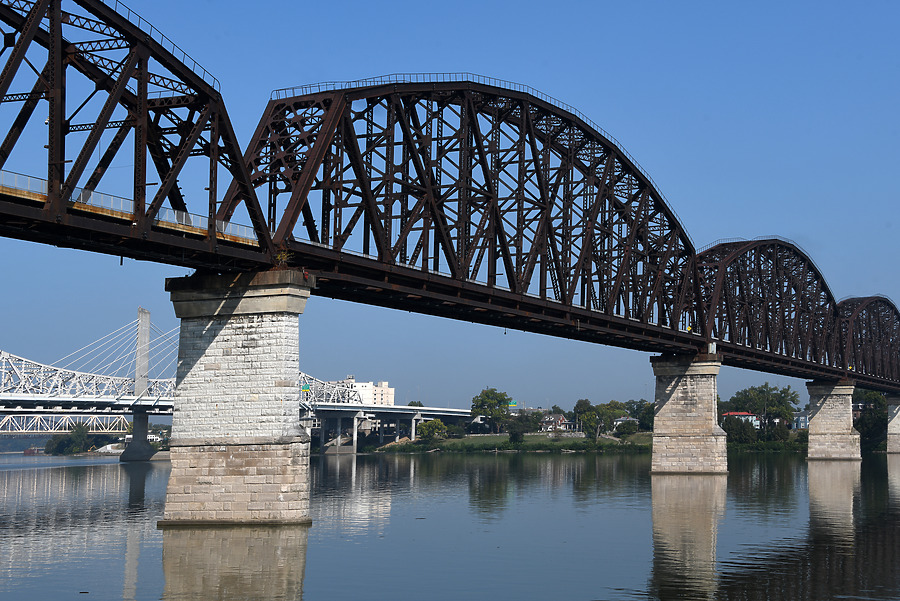 Big Four Bridge by John W. Cahill