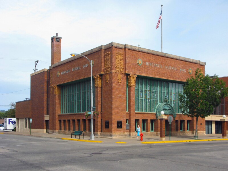 View to the northeast across Lafayette Street and East 3rd Street