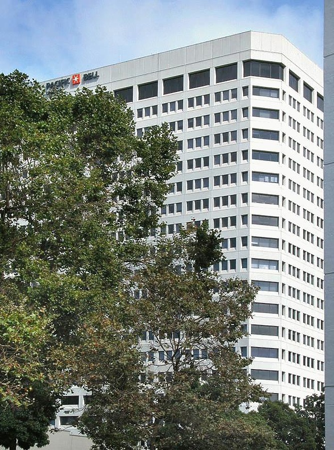 Pacific Bell Building by Jim Schwartz