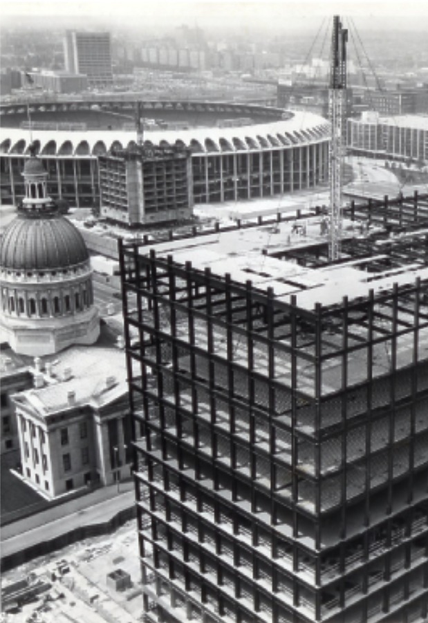 Broadway Tower by St. Louis Mercantile Library