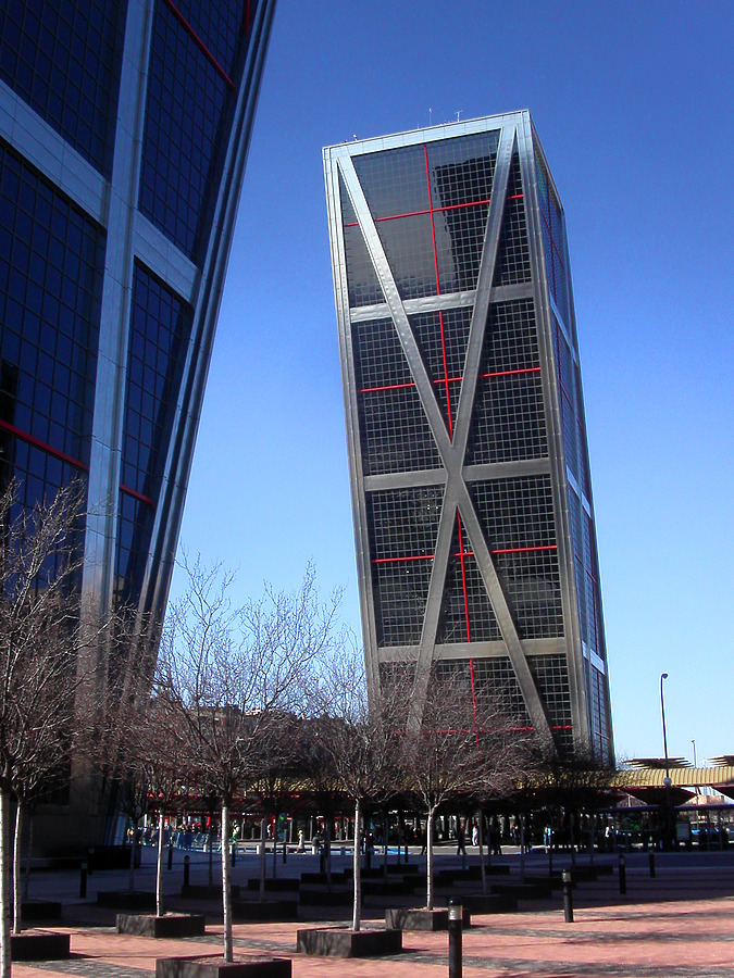 Puerta de Europa I by Cesar Serrano