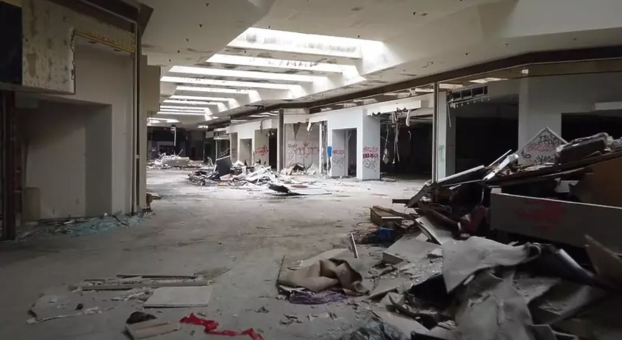 Jamestown Mall by Ruin Road via YouTube