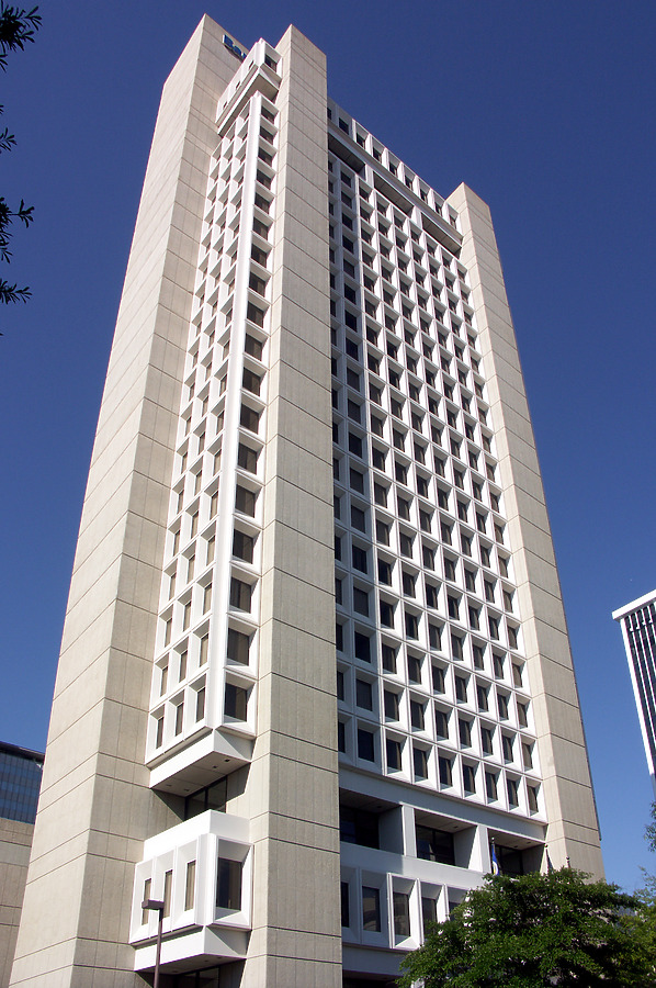 Bank of America Plaza by Marshall Gerometta
