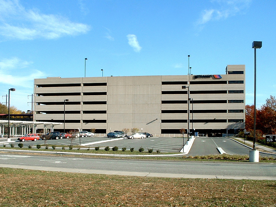 Amtrak Metropark Station Parking Garage by John Cahill