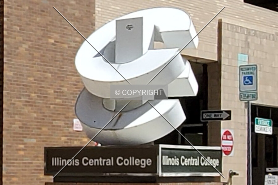 Illinois Central College Sign - East