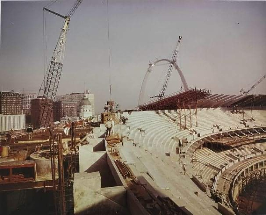Busch Stadium by Missouri Historical Society Library & Research Center