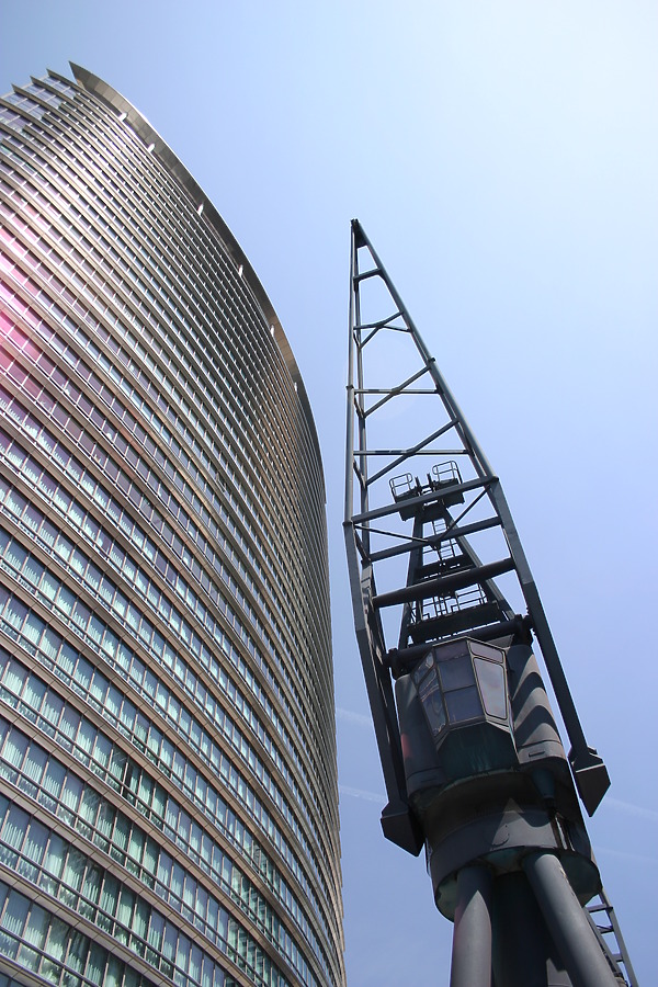 No.1 West India Quay by Tristram Compton