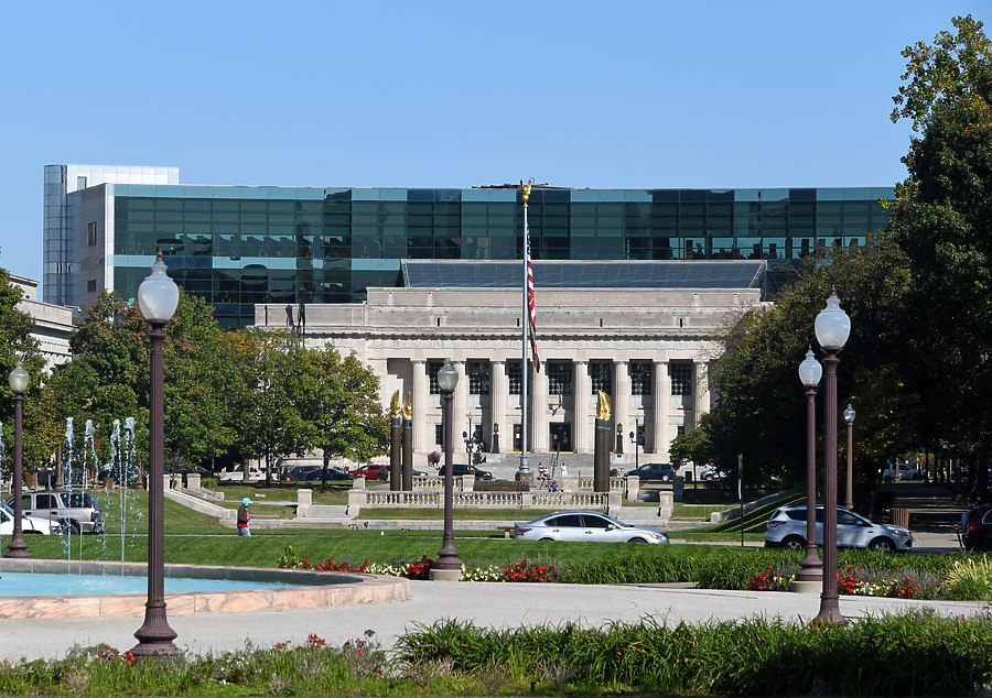 Indianapolis-Marion County Central Library by John W. Cahill