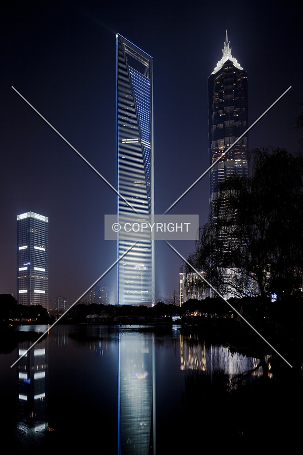 Shanghai World Financial Center by Rogan Coles