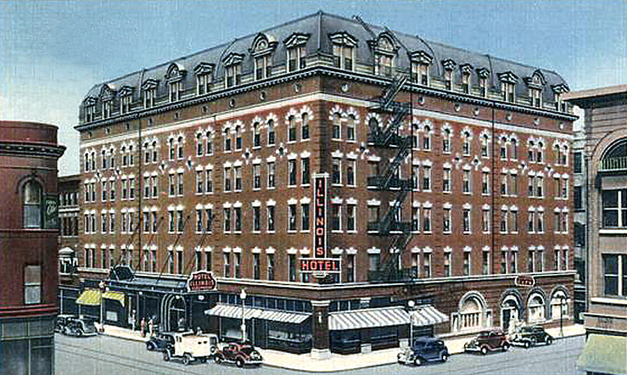 Illinois House by Curt Teich & Co.