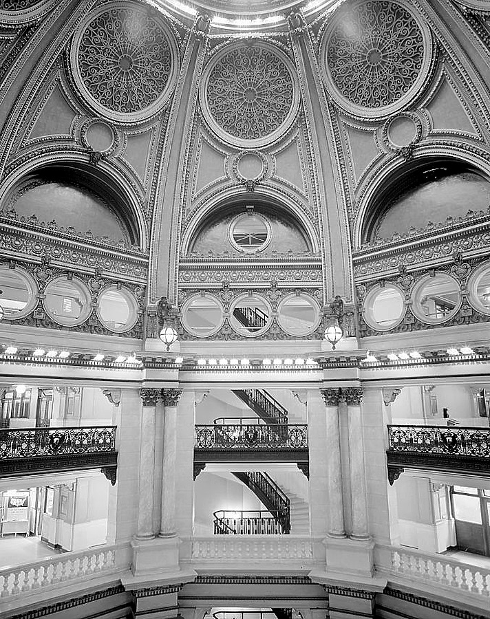 Chicago Federal Building by Library of Congress, Prints and Photographs Division, HABS, Harold Allen