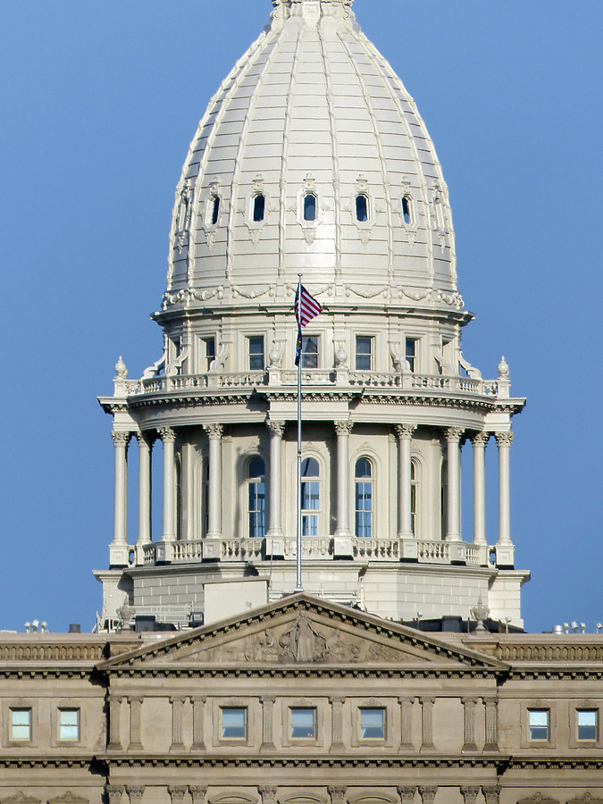 Michigan State Capitol by Nate Lindsey