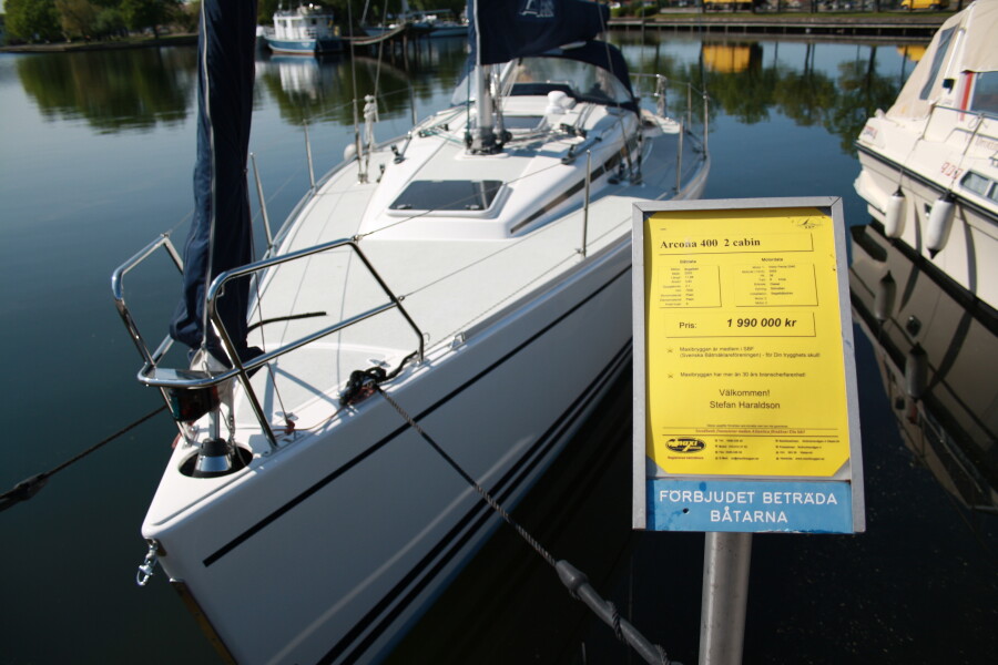 A boat is offered for sale